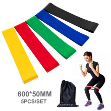 Preço de fábrica Ginásio atacado Logo personalizado Banda de quadril loop em massa Bandas de resistência de fitness Set